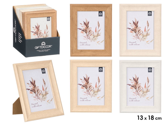 GIFTDECOR Lot de 24 cadres photos incurvés 13x18 cm Assortiment GIFTDECOR Lot de 24 cadres photos incurvés 13x18 cm Assortiment