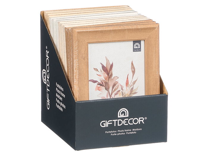 GIFTDECOR Lot de 24 cadres photos incurvés 13x18 cm Assortiment GIFTDECOR Lot de 24 cadres photos incurvés 13x18 cm Assortiment