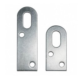 Future Plaque de suspension pour galerie 60x18 mm zinguée, lot de 4