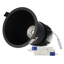 Downlight LED 30W Blanco Cálido 3000K UGR<15 CRI >95 Driver Lifud