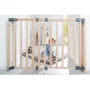 Roba Safety Up Barrière de Sécurité Bébé pour Porte en Bois de Hêtre - Largeur Réglable 70-118.5 cm avec Fermeture Magnétique et Contrôle Visuel