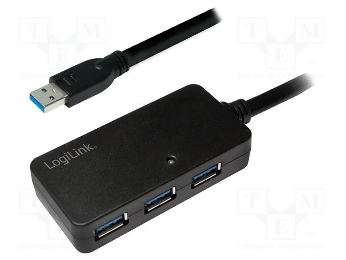 LOGILINK Répéteur USB 3.0 avec 4 ports USB A, 10m LOGILINK Répéteur USB 3.0 avec 4 ports USB A, 10m