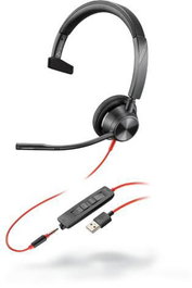 Poly Blackwire 3315 - Casque monaural USB-A et 3,5 mm