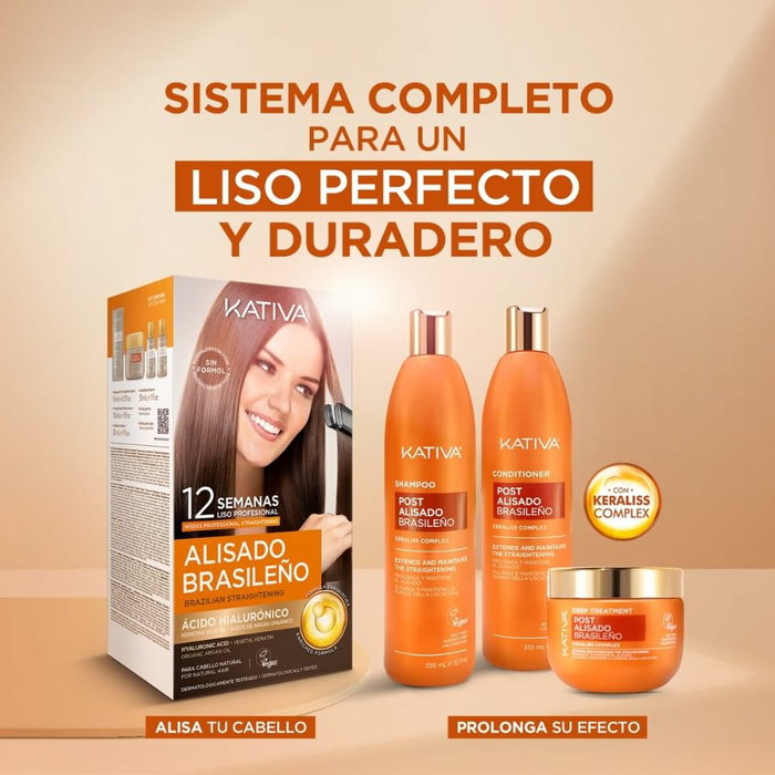 Kativa Keratin Express Post Alisado Brasileño Lote 3 pz Kativa Keratin Express Post Alisado Brasileño Lote 3 pz