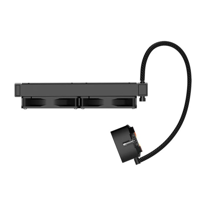 Hiditec LQ240 ARGB Black Kit de Refroidissement Liquide Tout-en-Un, Double Ventilateur 120mm, Compatible Intel/AMD