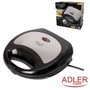 ADLER Sandwichera eléctrica 750W-850W