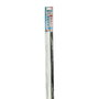 WOLFPACK LINEA PROFESIONAL Bas de porte métal blanc à brosse 1 mètre