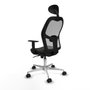 Piqueras y Crespo Chaise de Bureau Jorquera 1D086N1 Noir