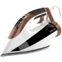 Sencor SSI 8400BZ Fer à Vapeur 2800 W, Semelle Céramique, Débit Vapeur 55 g/min, Réservoir 330 ml, Système Auto-Nettoyant, Modes AUTO/PRO, Repassage Vertical