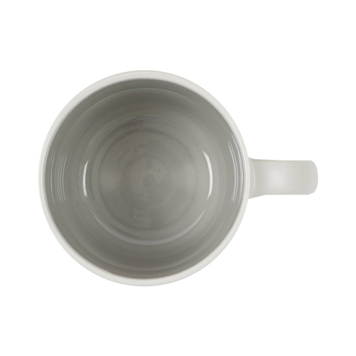 Home Deco Factory Mug 400 ml Gris Bicolore Home Deco Factory Mug 400 ml Gris Bicolore