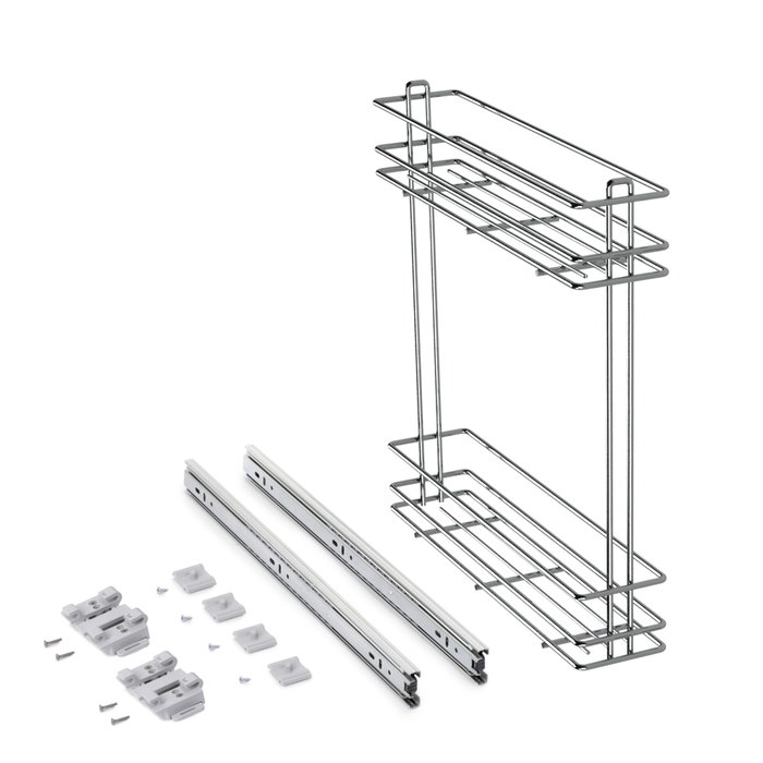 Emuca Porte-bouteilles extractible SupraMax, Module 150 mm, Chromé Emuca Porte-bouteilles extractible SupraMax, Module 150 mm, Chromé