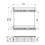 Emuca Porte-bouteilles extractible SupraMax, Module 150 mm, Chromé