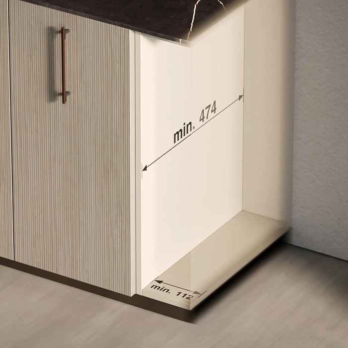 Emuca Porte-bouteilles extractible SupraMax, module 150mm, chromé