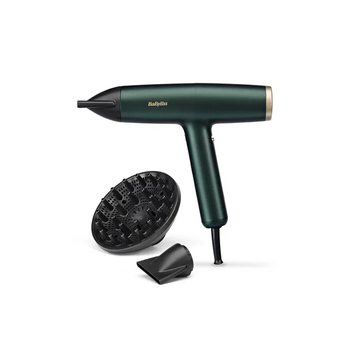 Babyliss Sèche-cheveux D6555DE Air Power Pro GREEN - Moteur digital - Système iónico - Ultrasilencioso Babyliss Sèche-cheveux D6555DE Air Power Pro GREEN - Moteur digital - Système iónico - Ultrasilencioso