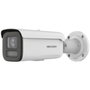 Hikvision DS-2CE76H0T-ITMF - Caméra réseau bullet motorisée 8 MP avec ColorVu et Smart Hybrid Light, varifocale 2.8-12 mm, IP67, IK10, WDR 130 dB