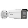 Hikvision DS-2CE76H0T-ITMF - Caméra réseau bullet motorisée 8 MP avec ColorVu et Smart Hybrid Light, varifocale 2.8-12 mm, IP67, IK10, WDR 130 dB