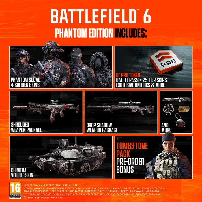 Electronic Arts Battlefield 6 - Phantom Edition PS5 Electronic Arts Battlefield 6 - Phantom Edition PS5