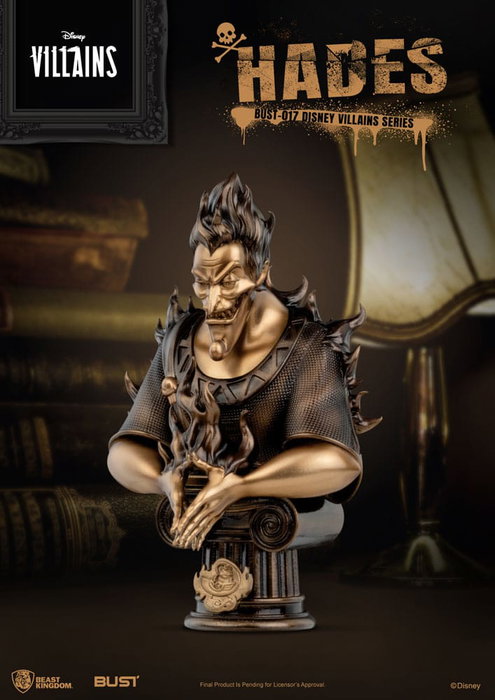 Beast Kingdom Toys Buste Hades Disney Villains Series en PVC Beast Kingdom Toys Buste Hades Disney Villains Series en PVC