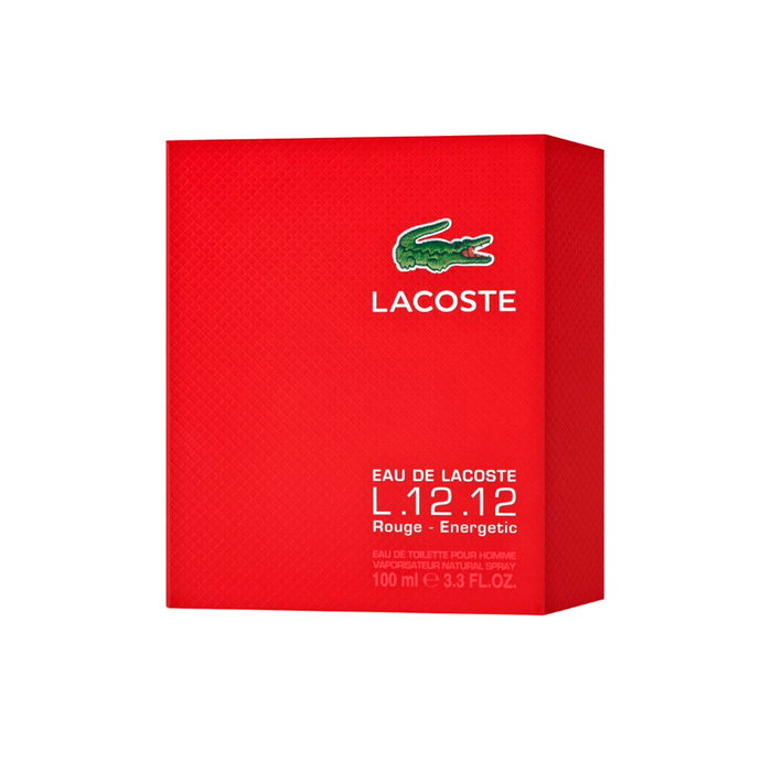 Lacoste EAU DE LACOSTE L.12.12 ROUGE POUR HOMME Eau de Toilette Vapo 100 ml Lacoste EAU DE LACOSTE L.12.12 ROUGE POUR HOMME Eau de Toilette Vapo 100 ml