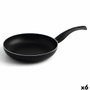 Quid Poêle Quid Hydra Noir Métal Bakélite Ø 22 cm (Lot de 6)