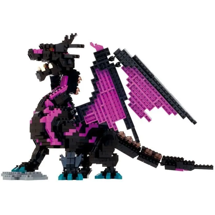 Bandai Nanoblock - Figurine Dragon Deluxe en briques - Kit de construction de 960 pièces - Micro-briques 5mm Bandai Nanoblock - Figurine Dragon Deluxe en briques - Kit de construction de 960 pièces - Micro-briques 5mm