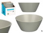Leknes Bol Conique Gris 24x10x24cm 3L Plastique PP (Set de 24)