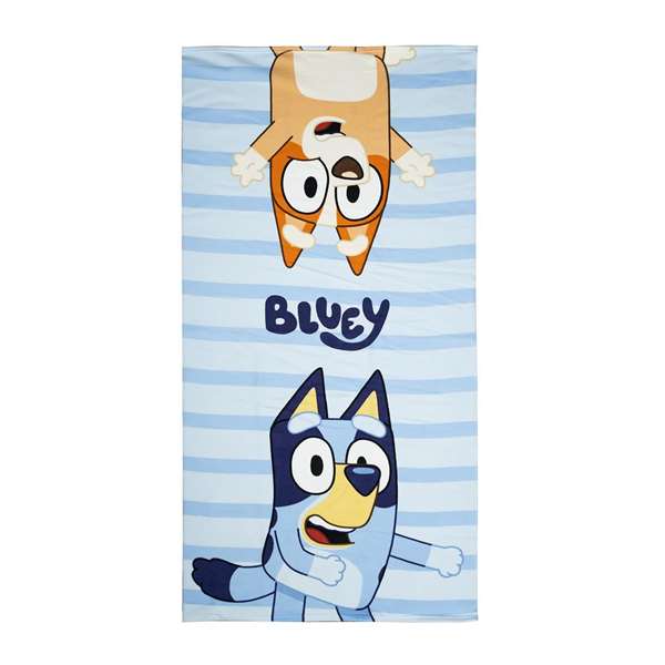 Cerdá Kit de bain Bluey avec serviette et bonnet pour enfants de 2 à 8 ans