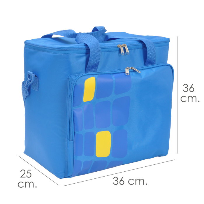 PAPILLON Sac isotherme convertible en sac à dos 30L bleu
