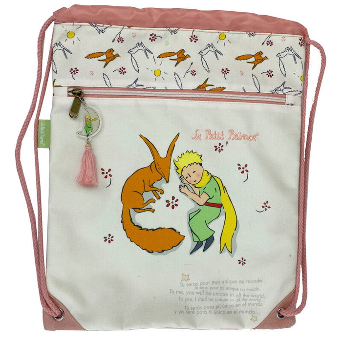 CYP BRANDS Sac à Dos 42 cm Le Petit Prince, Mochila Saco, Fermeture Éclair Extérieure, Cordon Ajustable, Intérieur Doublé