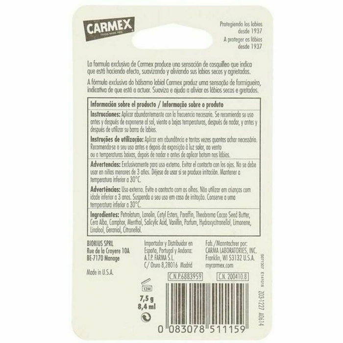 Carmex Baume hydratant CLASSIC pot 7,5 g Carmex Baume hydratant CLASSIC pot 7,5 g