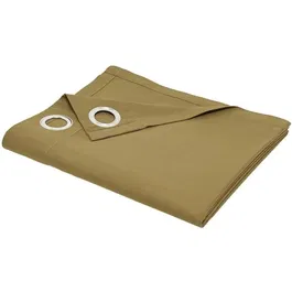 Today Rideau à œillets en coton 100% - 140 x 240 cm - Couleur Bronze - Collection Essential