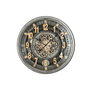 Horloge Murale Home ESPRIT Doré Argenté Verre Fer Vintage 66,5 x 8,5 x 66,5 cm