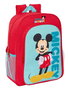 Safta Sac à dos transportable personnage Mickey Mouse 33 x 42 x 14 cm pour enfant à partir de 3 ans