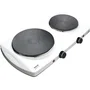Sencor Plaque de cuisson électrique SCP 2253WH-EUE4 - 2 foyers - Blanc