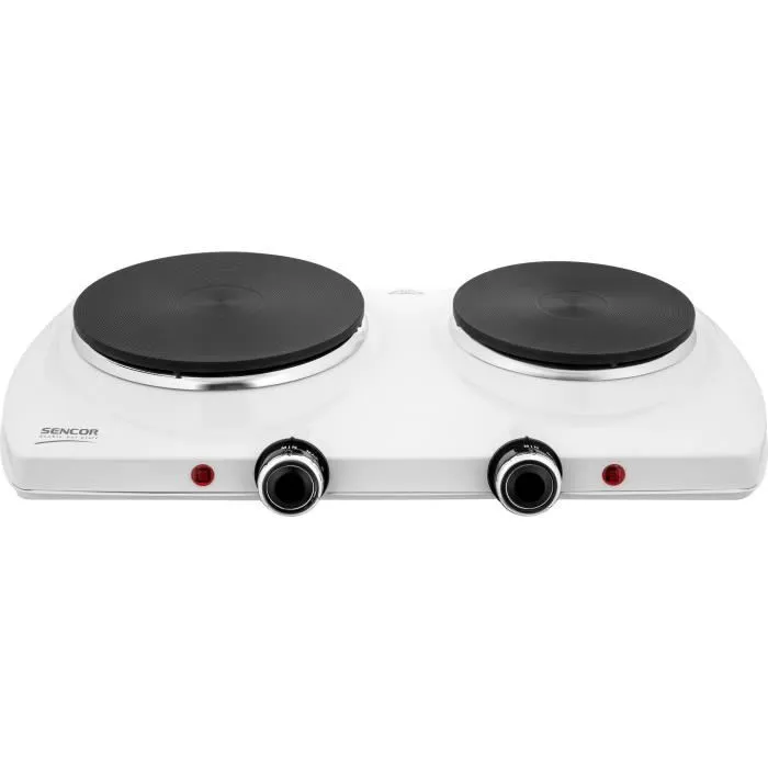 Sencor Plaque de cuisson électrique SCP 2253WH-EUE4 - 2 foyers - Blanc Sencor Plaque de cuisson électrique SCP 2253WH-EUE4 - 2 foyers - Blanc