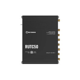 Teltonika Networks RUTC50 Routeur 5G LTE avec WiFi 6 Dual-Band, Ports Gigabit Ethernet, Dual SIM et GNSS pour Traçage de Position