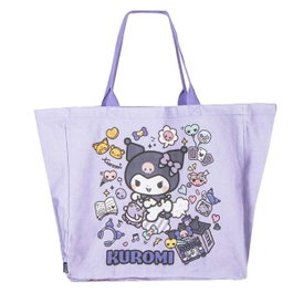 Cerdá Sac Shopping XL Hello Kitty Kuromi - 48 x 43 x 17 cm - Lavande - À partir de 10 ans