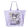 CERDÁ Tote Bag Shopping Kuromi Hello Kitty - Sac Tote 48 x 43 x 17 cm - Composition 70% Polyester, 30% Coton