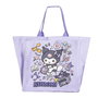 CERDÁ Tote Bag Shopping Kuromi Hello Kitty - Sac Tote 48 x 43 x 17 cm - Composition 70% Polyester, 30% Coton
