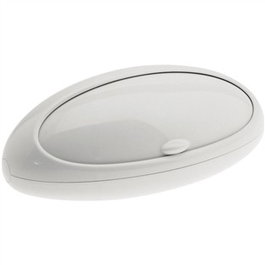 Alessi ASG22 W GNAM Panière à Pain en Résine Blanche Design Stefano Giovannoni - Pratique Fenêtre Frontale