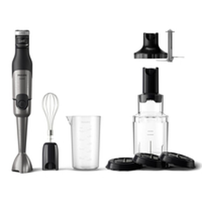 Philips Mixeur plongeant ProMix Série 5000 HR2684/00, 1200W, Gris/noir Philips Mixeur plongeant ProMix Série 5000 HR2684/00, 1200W, Gris/noir