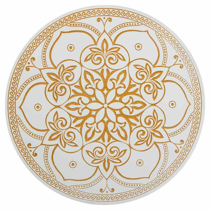 Décoration murale Alexandra House Living Blanc Bois d'épicéa Bois MDF 2 x 60 x 60 cm Décoration murale Alexandra House Living Blanc Bois d'épicéa Bois MDF 2 x 60 x 60 cm