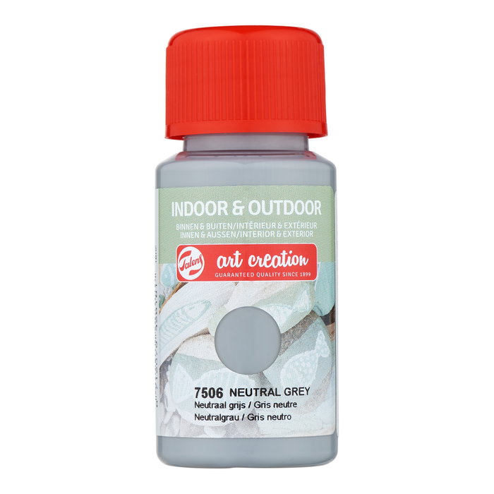 Talens Art Creation Peinture Intérieur & Extérieur Gris Neutro 7506 50 ml Talens Art Creation Peinture Intérieur & Extérieur Gris Neutro 7506 50 ml