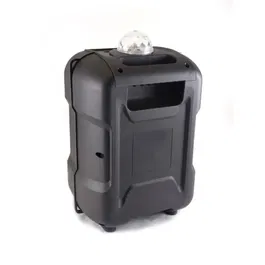 Inovalley Dance Cube 44 - Enceinte Bluetooth 150W avec lumière LED kaléidoscope pour karaoké - Éclairage RGB synchronisé à la musique