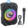 Inovalley Dance Cube 44 - Enceinte Bluetooth 150W avec lumière LED kaléidoscope pour karaoké - Éclairage RGB synchronisé à la musique