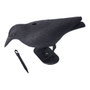 Edm Epouvantail Corbeau Anti-Oiseaux 36 x 13 x 18 cm Noir Polipropilène