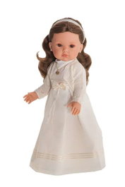 Antonio Juan Bella - Poupée de communion, figurine enfant habillée pour communion de 45 cm, modèle assorti, produit en espagnol