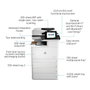 HP Color LaserJet Enterprise M776dn - Imprimante laser multifonction couleur professionnelle, A3, 45 ppm, recto-verso, réseau