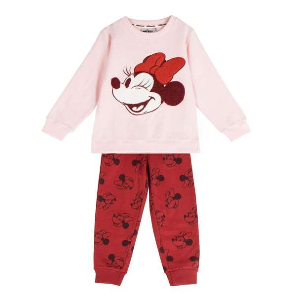 Cerdá - Chandal en coton brossé Minnie - Taille 5 ans - Rose Cerdá - Chandal en coton brossé Minnie - Taille 5 ans - Rose