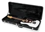 Gator Étui rigide en bois pour guitares de style Jaguar - Noir